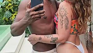 Big Black Guy Fucks Blonde with Huge Ass