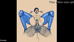 In overwatch hentai, she only wants anal with that big monster cock