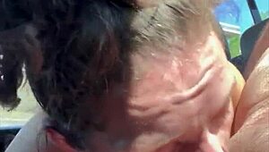 Slim Trashy Hooker Fucked Hard in Public with Reluctant Facial