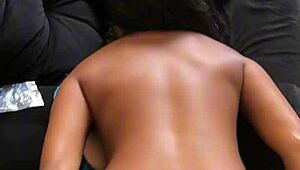 Latina Bodybuilder with Big Tits Rides Well-Endowed Boyfriend