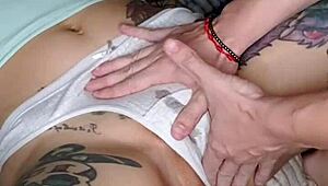 Meio irmão rubbed his cock on my panties until I’m soaked, then slammed it all in - Rachell Miranda