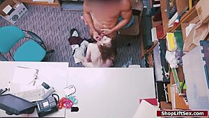 Hey, you caught this shoplifter getting fucked right on the floor?