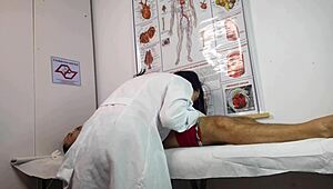 Nurse Handles First Patient's Hard Erection with Raw Skill