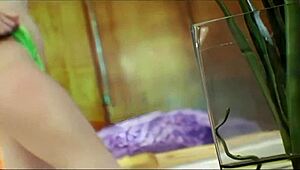 Red Milf Audrey Hollander Takes Giant Dildo and Cock