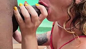 Big Black Guy Fucks Blonde with Huge Ass