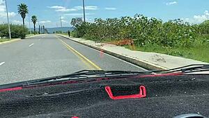 I can't believe my Latina neighbor flashed her tits for gas money!