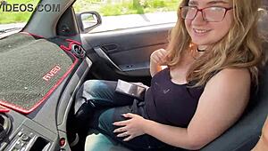 I can't believe my Latina neighbor flashed her tits for gas money!