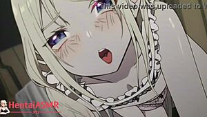 Holy cow, can moaning head tingles in anime hentai get any more extreme?