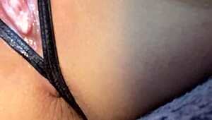 Petite girl cleans then plays with dildo in pov, giving jerk off instructions and showing pussy fun