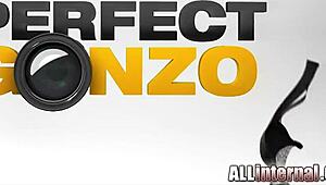 All Internal Pretty Babe's Ass Fucked and Filled with Sperm