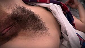Stepdad, What Are You Doing With My Hairy Dripping Pussy Under Skirt?