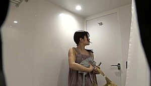 Hidden Cam: 23-Year-Old Japanese Teacher Tricked into Free Massage and Filmed Sex. Shocking Footage!