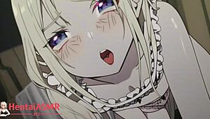 Holy cow, can moaning head tingles in anime hentai get any more extreme?