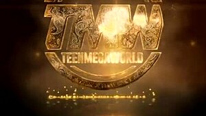 Angel kriss, sexy brunette teen 18+, plays with vibrator in solo masturbation session.