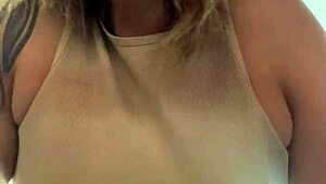 My nipples were hard at the gym, sweat dripping from my pussy. Guys stared and grabbed their cocks.