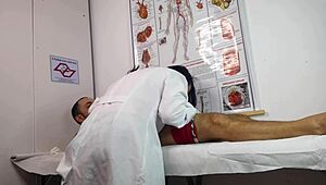 Nurse Handles First Patient's Hard Erection with Raw Skill