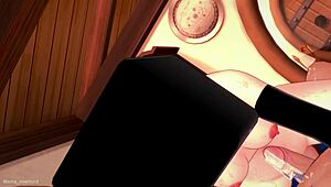 I’m obsessed with this hentai 3D Minecraft cumshot scene