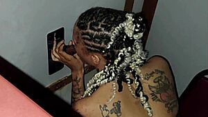 First time exploring a new experience at the glory hole.