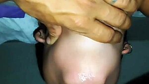 the greedy teen takes on the deepthroat challenge, swallowing it all