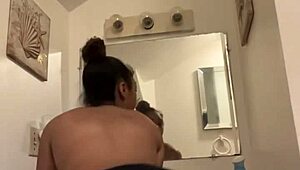 homemade redbone twerking with big tits and ass