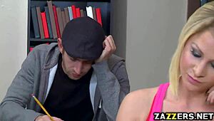 Monique Alexander takes Danny D's big cock deep in her throat