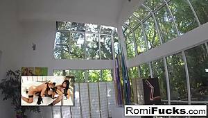 halloween dress up lesbians romi rain & addison feel intense pleasure in oral and pussy play