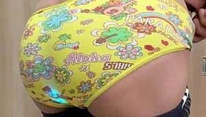 wow, check this cute tall chick messing with anal in tennis shorts! 😜