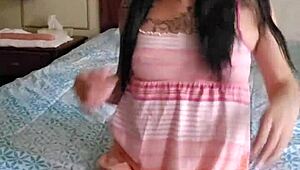 Adorable Petite Emy Angel Poses Cutely In Various Outfits And Settings.