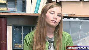 man, i caught this skinny shoplifter and had to bang her hard