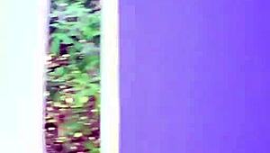 Ebony babe twerking for black cock on Pervs on Patrol, she loves it! 😍