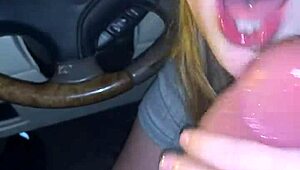 Blonde petite 18+ teen sucks hung instructor's cock