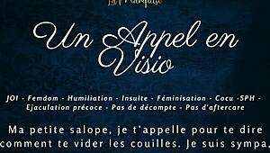 Un Appel en Visio - French Audio FEMDOM JOI Commands You to OBEY