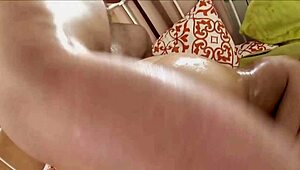 Summer Storm bends over for a deep anal creampie.