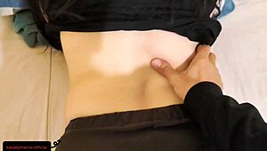 I asked my stepson for a massage, but he got too excited