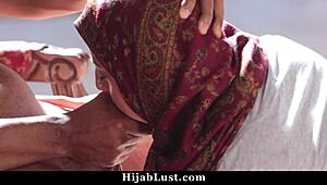 Nadia Ali Meets Her New Neighbor in a Shy Yet Bold Interracial Encounter - Hijablust