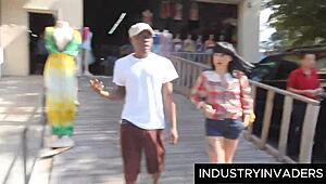 mall adventures with a latina beauty