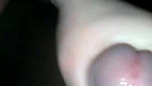 amateur cums in pantyhose lingerie during fast handjob