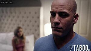 Wow! Lexi Lore gets daddy's special deep hug