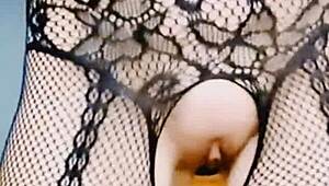 Milf does a hot striptease with masturbation, then takes big dick in her tight holes 😍