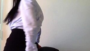 Wanton Mexican Gabby Quinteros fiercely finger fucks her hairy cunt with passion.