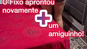 Man, O Fixou brought a new buddy to bang Belinha in a wild swingers’ session! 😲