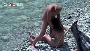 Beach Slut Wife Sucks and Fucks in Public