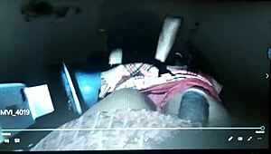 woman has sex with two men in pole