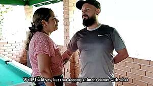 लैटिना हॉर्नी किरायेदार टेनेंट को वाइल्ड कोलंबियन सेक्स राइड देती है!