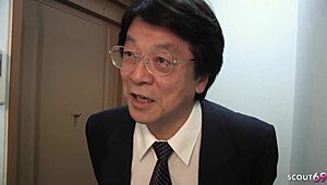 japanese wife caught cheating with old boss, raw creampie fuck in uncensored jav