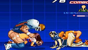 athena and chun li in anime dating game!