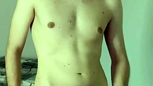 huge cum during solo masturbation on webcam