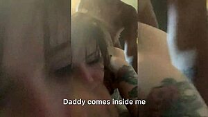 white emo slut moaning for black cock