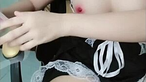 Ninew Thai Fingers Herself in Softcore Scene