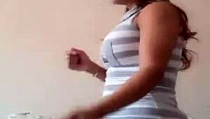 College girl performs on Bigo Live stream